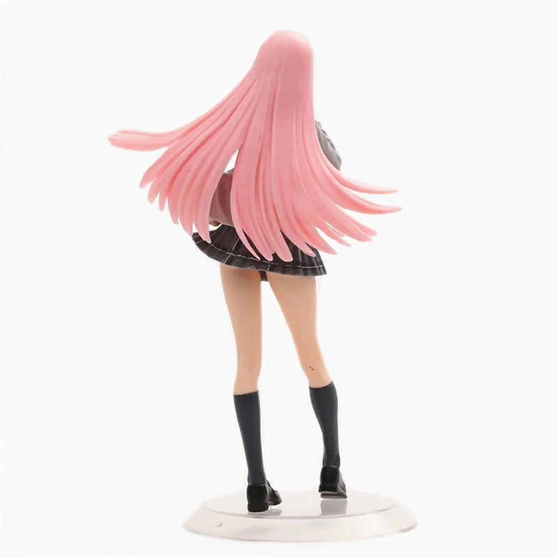 18cm DARLING in the FRANXX 02 Anime Sexy Girls Figure School Uniform Zero Two Action Figure Adult Colletible PVC Model Toys Gift