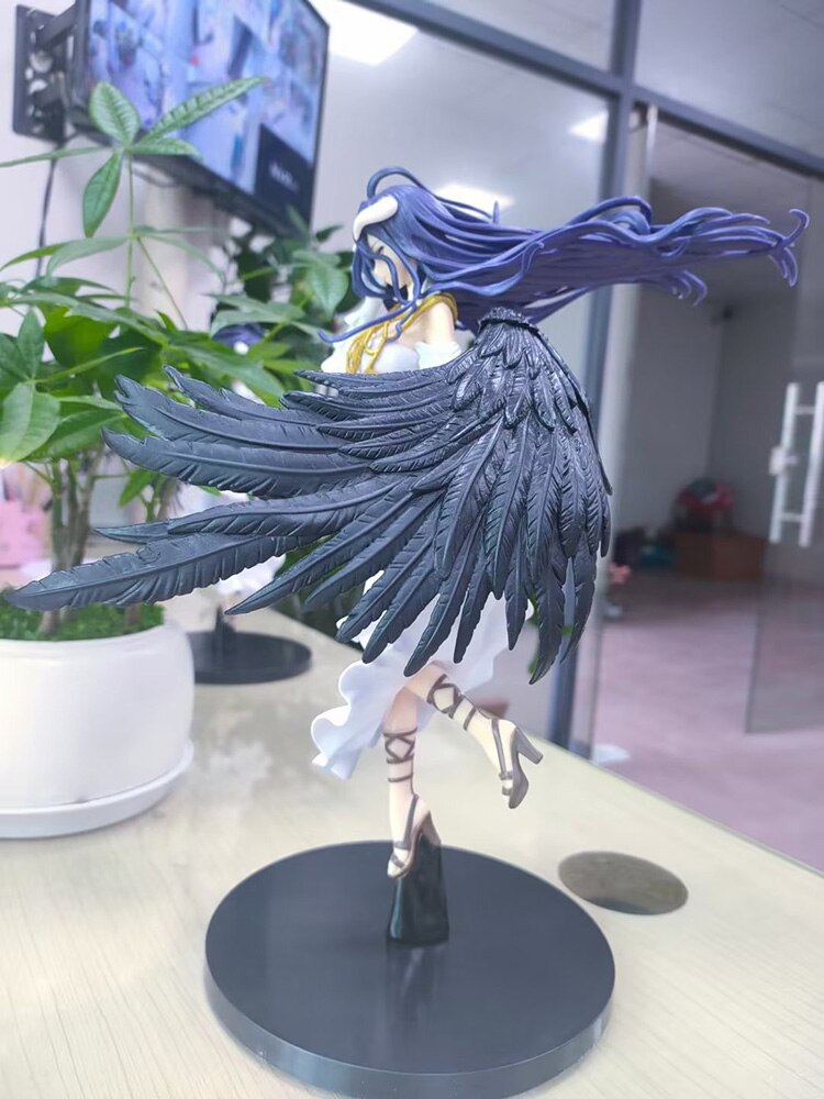 30cm Overlord IV Albedo Wing Anime Girl Figure Overlord Albedo Sobin Action Figure Adult Collectible Model Doll Toys