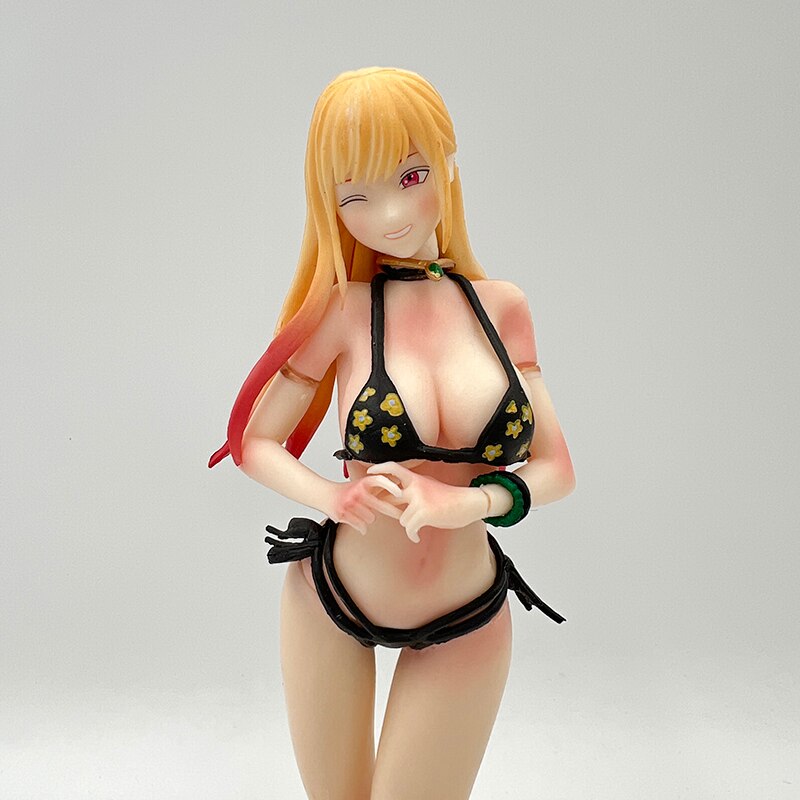 21cm My Dress-Up Darling Marin Kitagawa Anime Figure Marin Kitagawa Bikini Action Figure Adult Collection Model Doll Toys Gifts