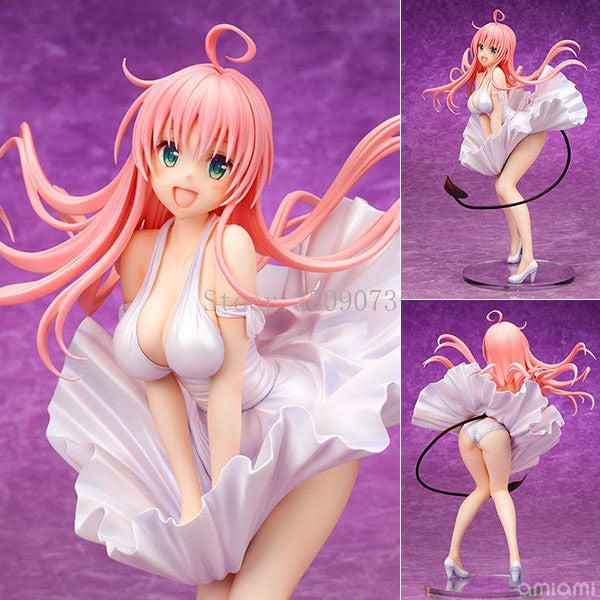 25cm To Love-Ru Darkness Sexy Anime Figure Lala Satalin Deviluke Dress Style Action Figure Momo Belia Deviluke Figure Doll Toys