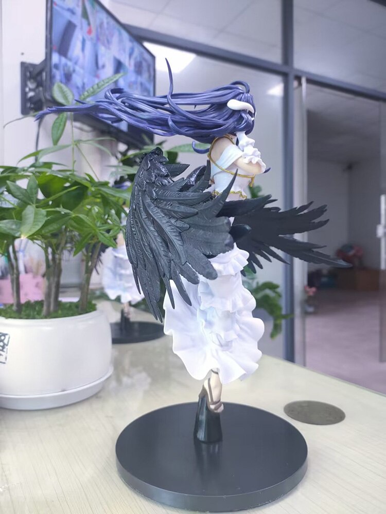 30cm Overlord IV Albedo Wing Anime Girl Figure Overlord Albedo Sobin Action Figure Adult Collectible Model Doll Toys