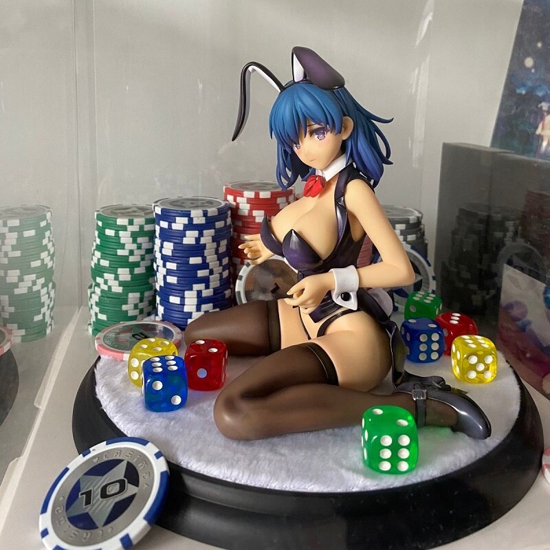 Skytube Hana Fukiishi Casino Ver Illustration By Kurehito Misaki Sexy Bunny Girl 1/6 PVC Figure Hentai Adult Collection Toy Gift