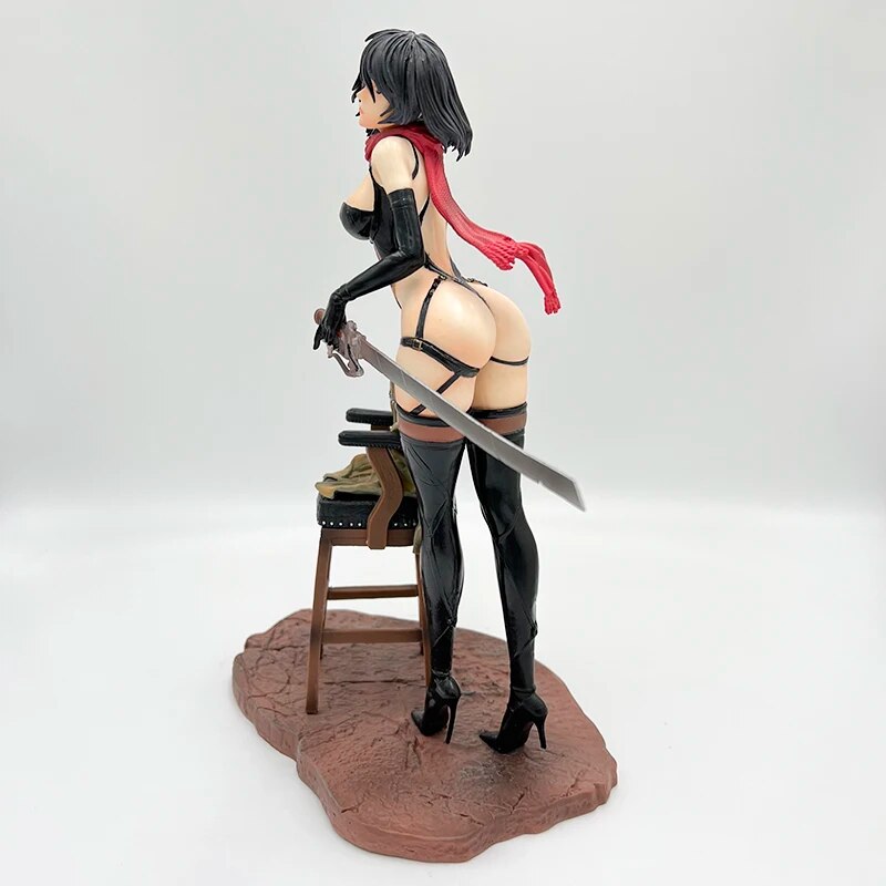 30cm Mikasa Ackerman Sexy Anime Figure Attack on Titan Action Figure Levi Ackerman Shingeki no Kyojin Figurine Model Doll Toys