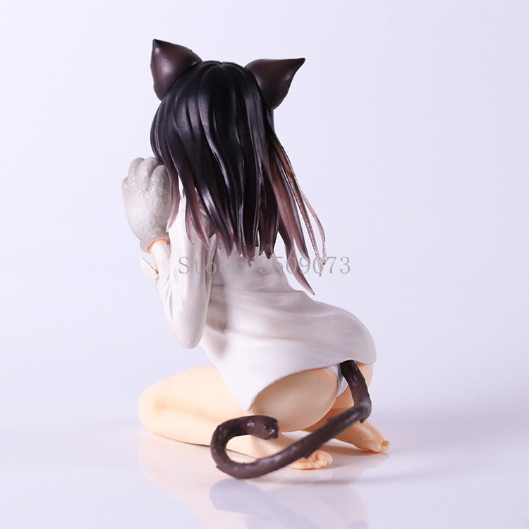 14cm DCTer Koyafu Catgirl Mia Sexy Anime Figure Native Skytube Nekomusume Miya Action Figure Adult Collection Model Doll Toys