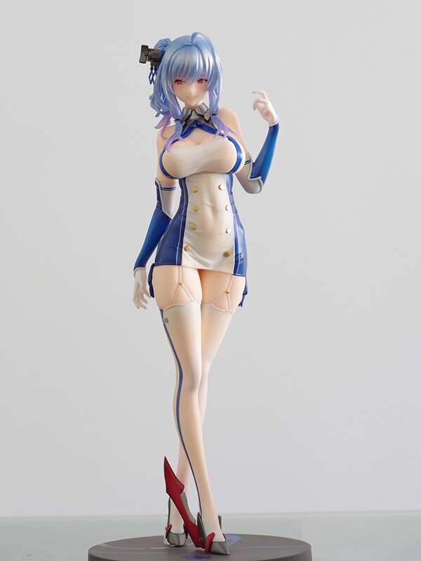 25cm Azur Lane St Louis Sexy Anime Girl Figure Hentai St Louis Dress Ver Action Figure Adult Collectible Model Doll Toys Gifts