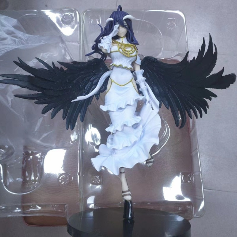 30cm Overlord IV Albedo Wing Anime Girl Figure Overlord Albedo Sobin Action Figure Adult Collectible Model Doll Toys