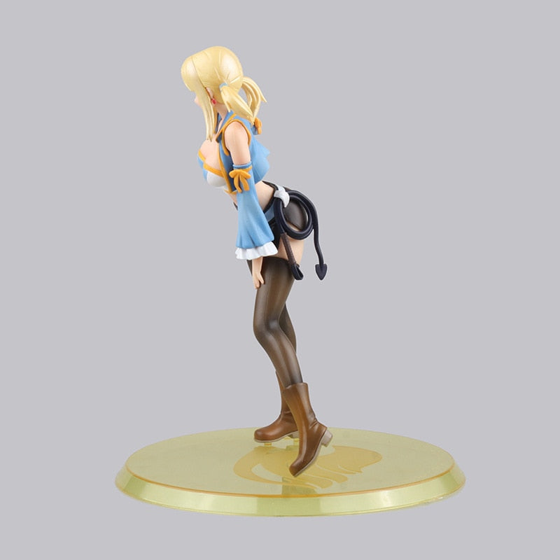 21cm FAIRY TAIL Sexy Girl  Anime Figure Lucy Heartfilia Action Figure Lucy Heartfilia Bunny Girl Figurine Collection Doll Toys