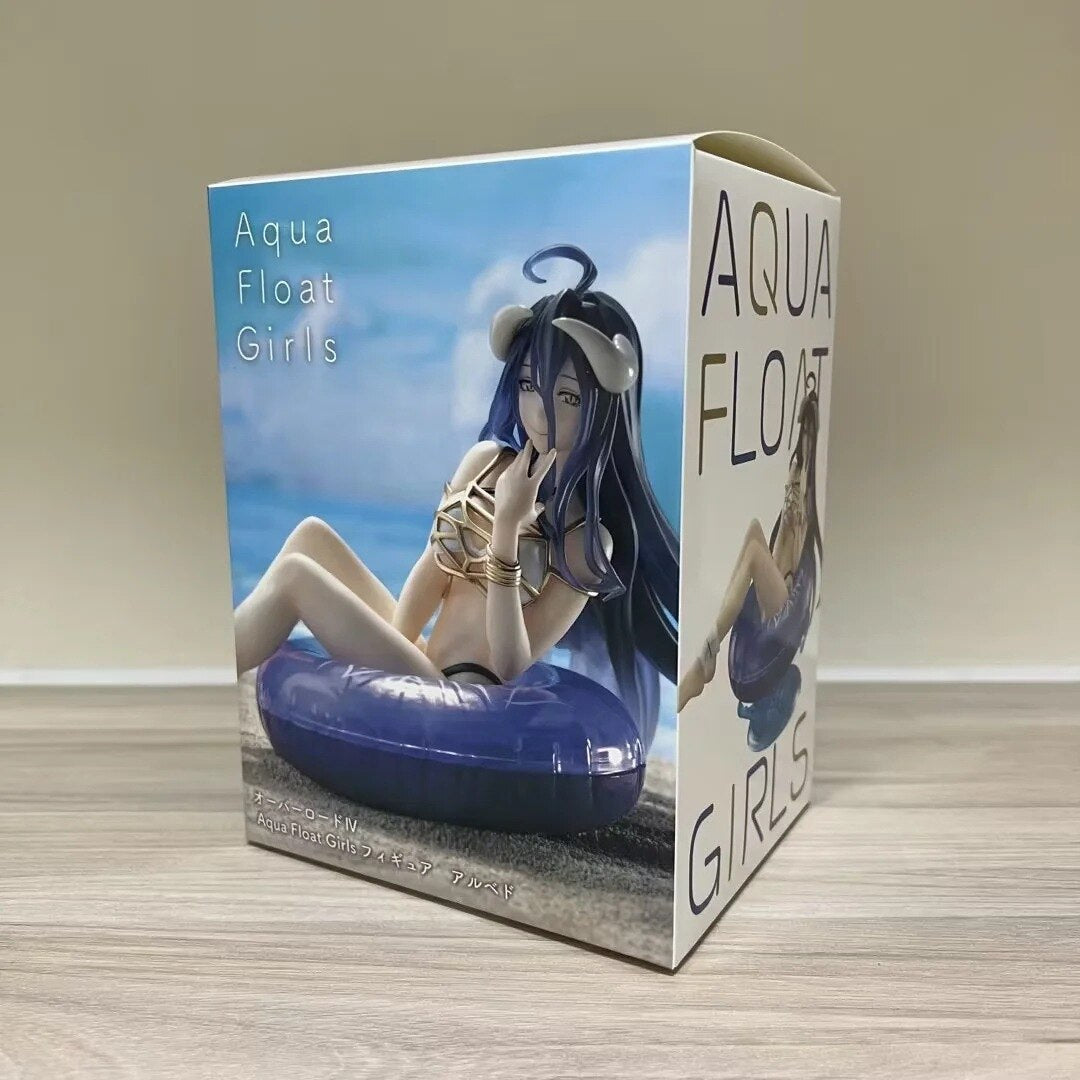 Overlord Iv Albedo Swimming Ring Aqua Float Girls Anime Figure Action Model Collectible Toys Gift