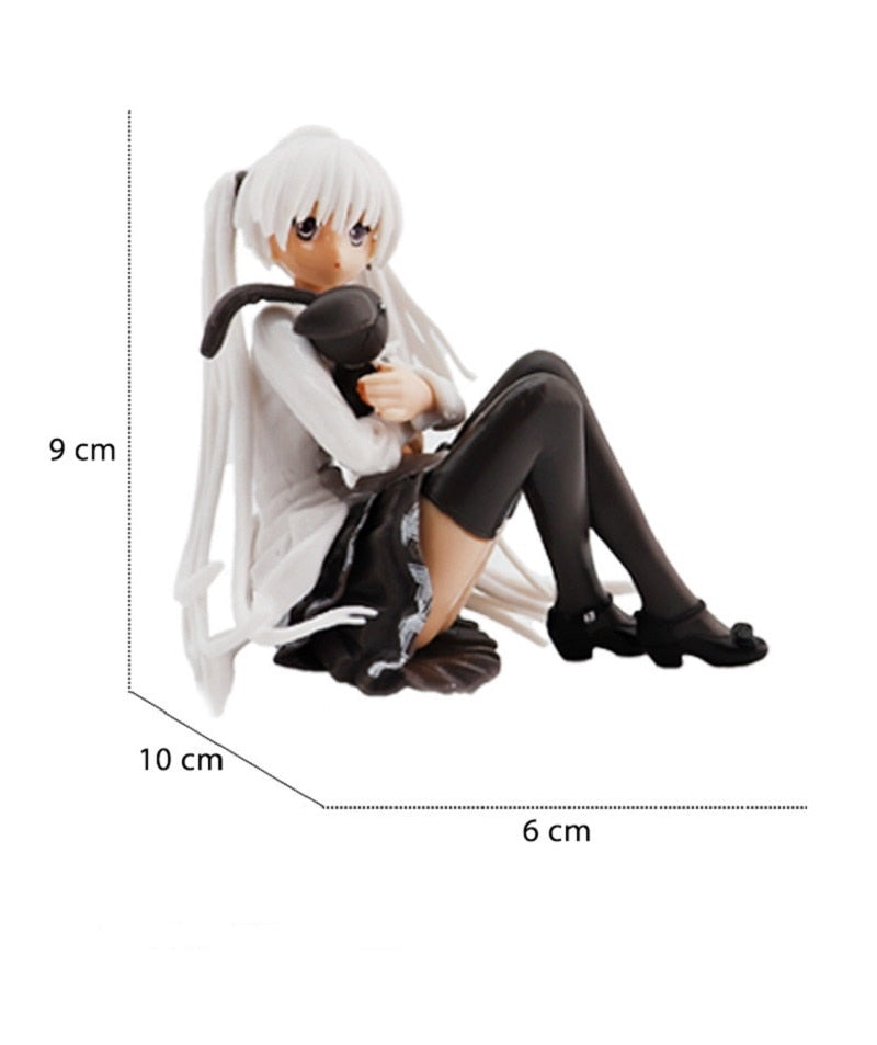 9CM Anime Figure Kasugano Sora Rabbit Hugging Version Car Decoration Action Figurine PVC Kawaii Onboard Ornament Model Doll Toys