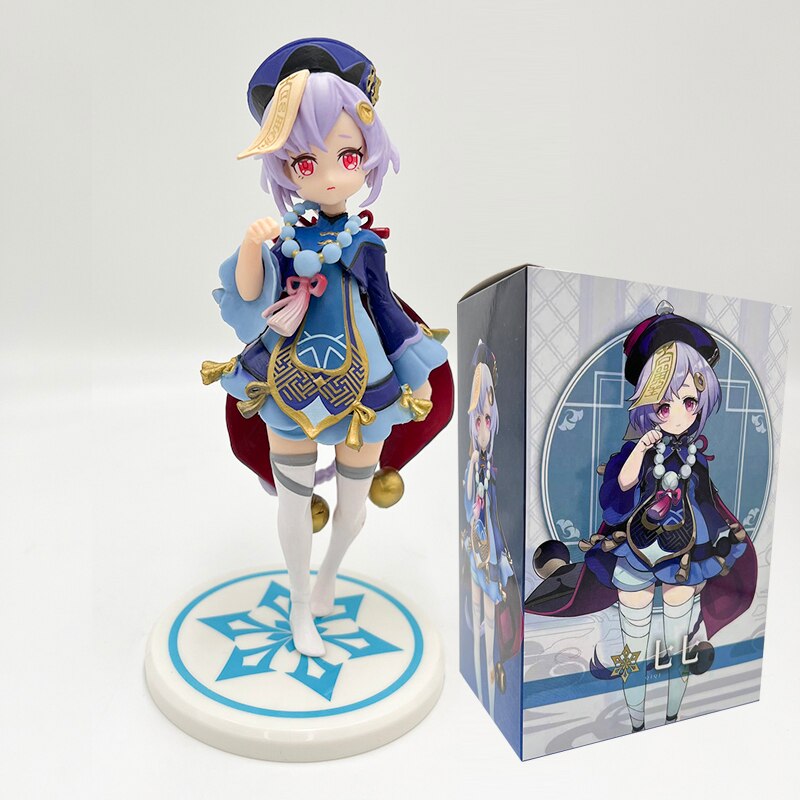 24cm Genshin Impact Yae Miko Anime Girl Figure Yae Miko Sexy Action Figure Qiqi/Xiao/Hu Tao Figurine Collectible Model Doll Toys