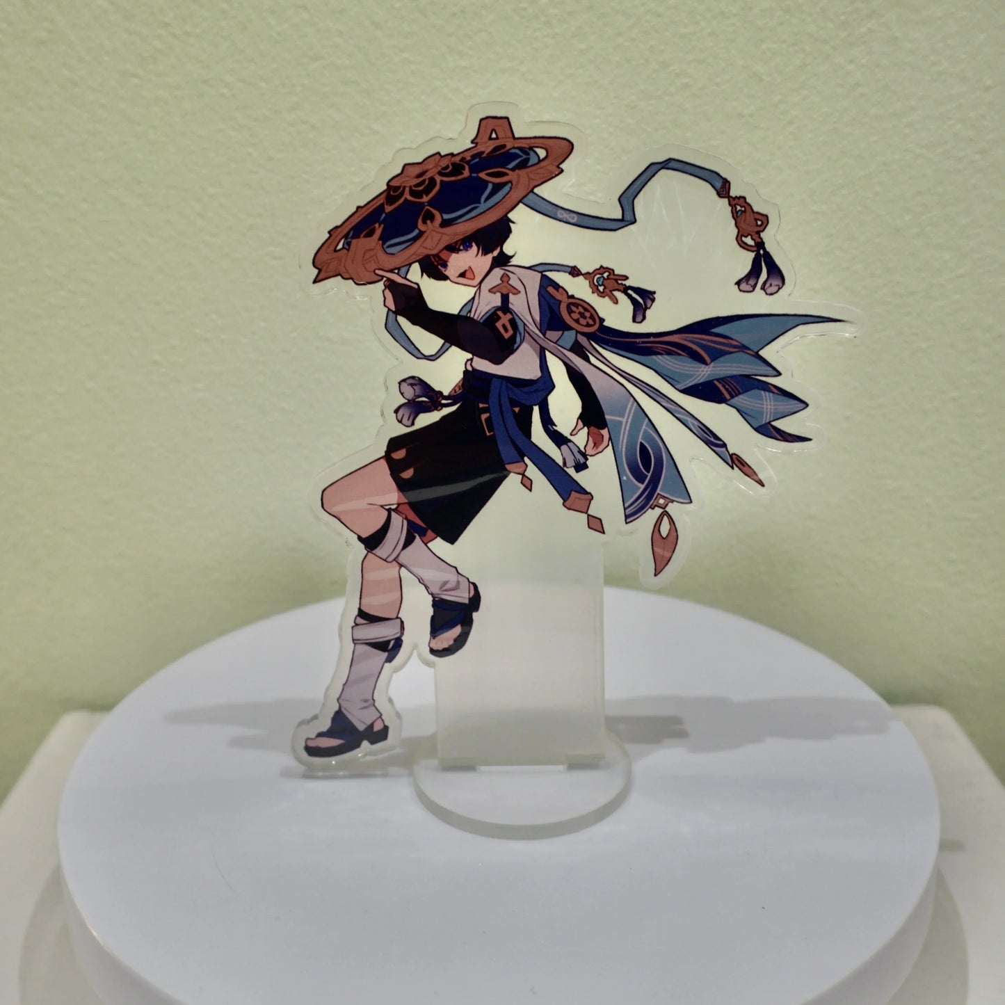 Anime Genshin Impact Figure The Wanderer Scaramouche Acrylic Stand Model Plate Desk Bedroom Decortion Friend Gifts Hot Sale