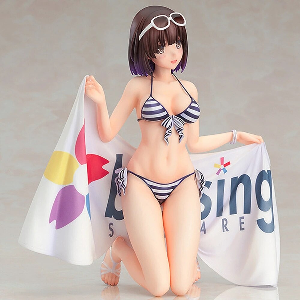 17cm Saenai Heroine No Sodatekata Katou Megumi Flag Sexy Anime Action Figure PVC New Collection Figures Toys Collection