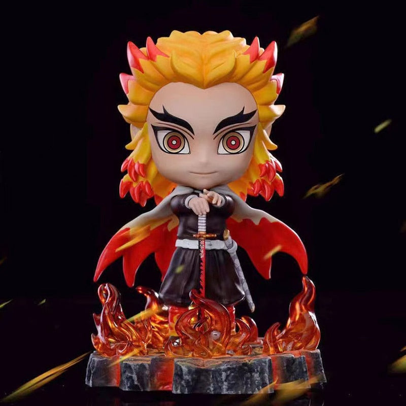 Demon Slayer Anime Figure Kimetsu No Yaiba GK Rengoku Kyoujurou Kamado Nezuko Tomioka Giyuu Action Figure PVC Model Toys Gifts