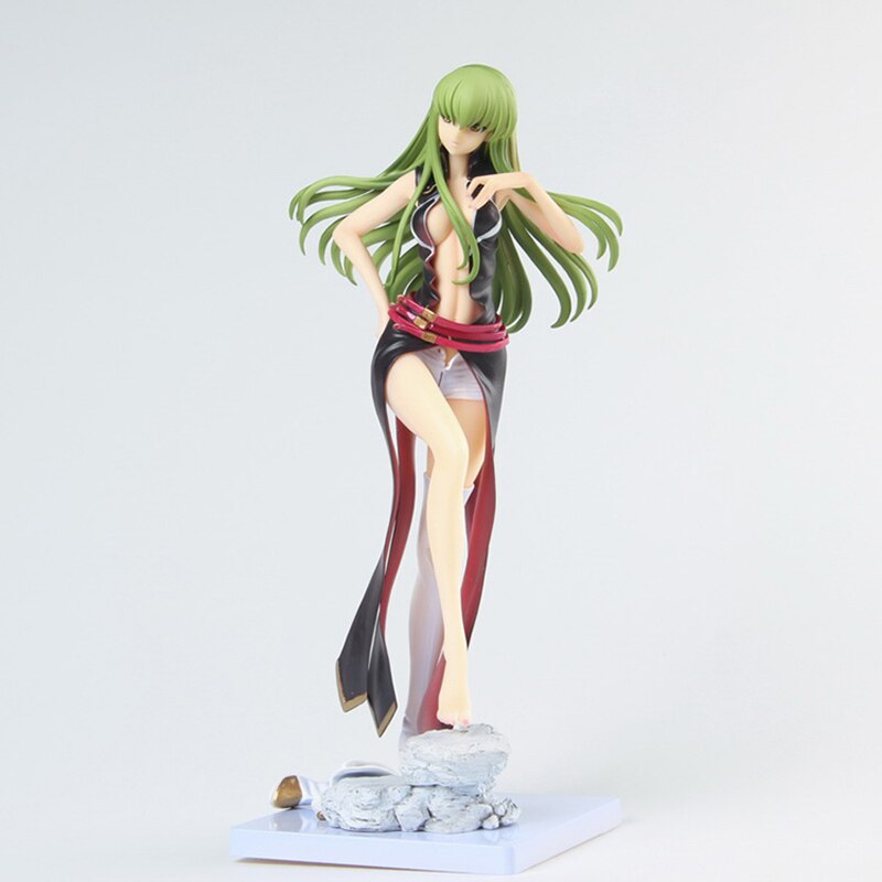 21cm G.E.M. Code Geass: Lelouch of the Rebellion R2 Sexy Anime Figure C.C. Action Figure C.C. Swimsuit Figurine Model Doll Toys