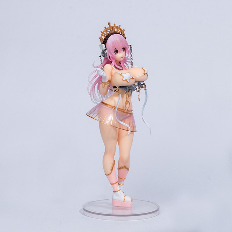 25cm Anime Nitro Super Sonic SUPER SONICO Libra Ver. Sexy Girls Scale Painted PVC Action Figure Model Collectible Toys Doll 1/6