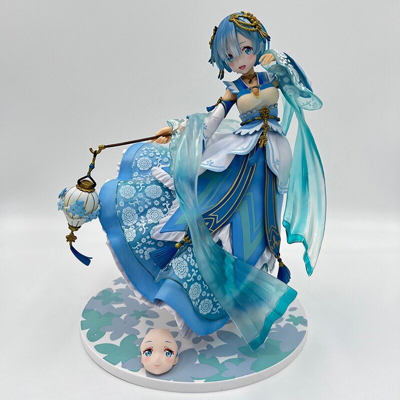 26cm Re:ZERO -Starting Life in Another World Rem Anime Figure Rem Hanfu Action Figure Rem Ram Figurine Collection Model Doll Toy