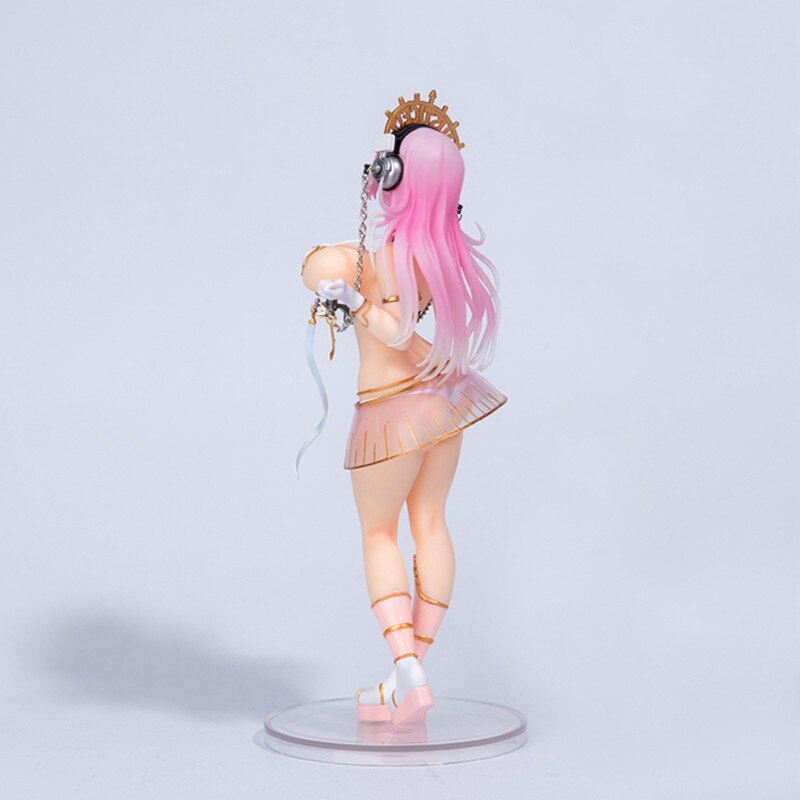 25cm Anime Nitro Super Sonic SUPER SONICO Libra Ver. Sexy Girls Scale Painted PVC Action Figure Model Collectible Toys Doll 1/6