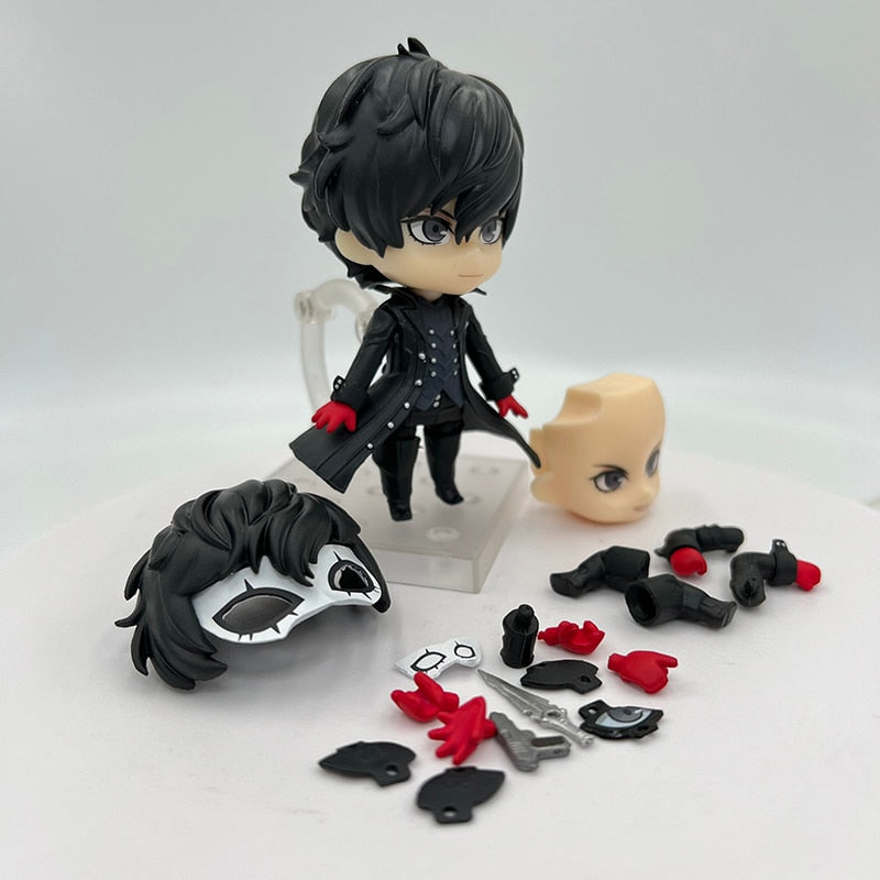 #989 Ren Amamiya Persona 5 Joker Anime Figure Megami Tensei Protagonist Action Figure #793 Morgana/Futaba Sakura Figure Doll Toy