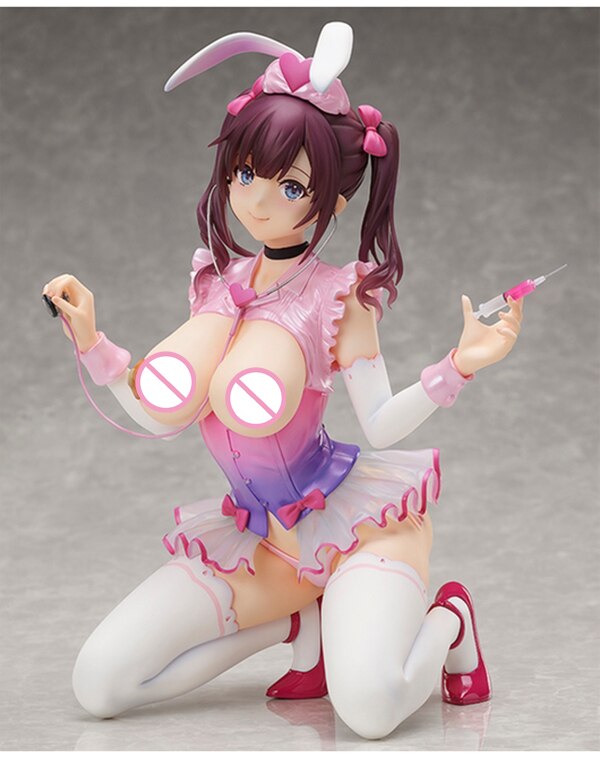 26cm Native BINDing Aika Kango Sexy Anime Figure Aika Kango Bunny Girl Action Figure Yurina Nasu Sexy Girl Figure Adult Doll Toy