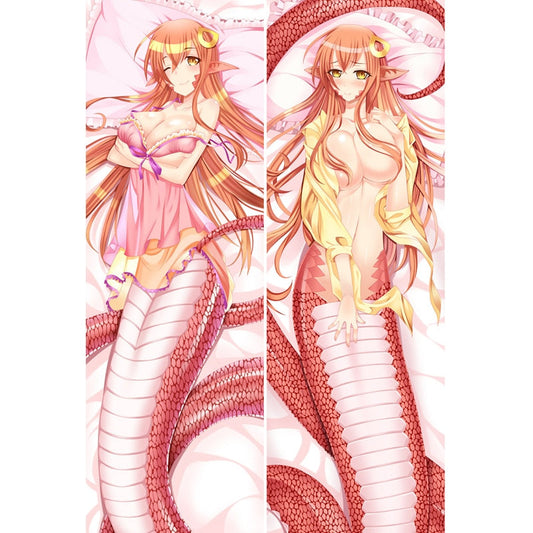 Anime Miia Monster musume no iru nichijou Dakimakura Hugging Body Pillow Case Props Double-sided Print Pillowcase Bedding DÃ©cor