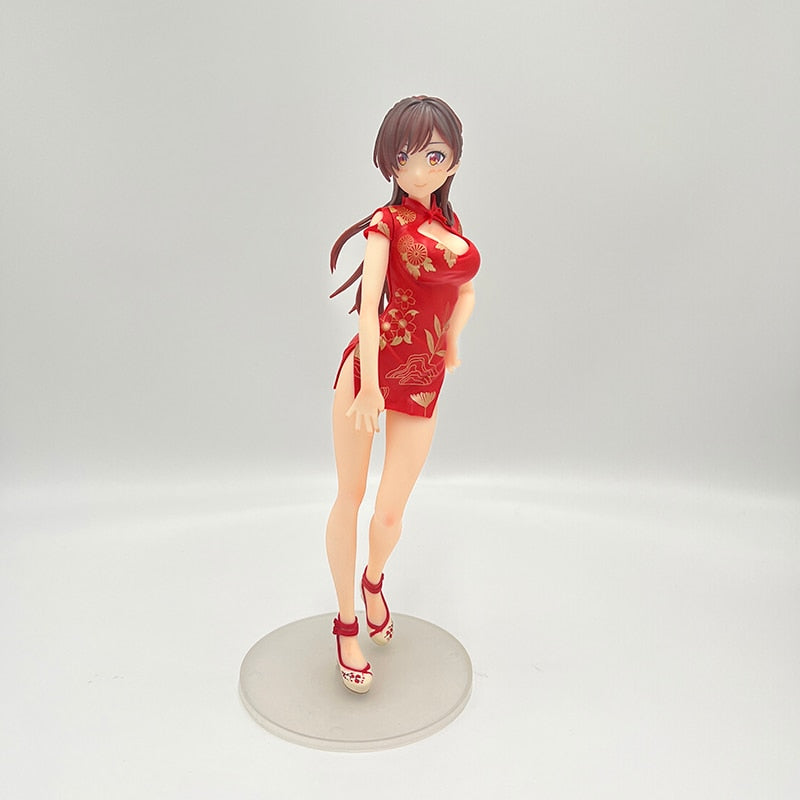 24cm Rent A Girlfriend Sexy Anime Figure Chizuru Mizuhara China Dress Action Figure Chizuru Ichinose Figurine Adult Model Toys