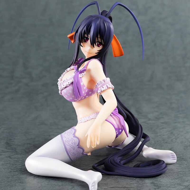 30cm High School D x D HERO Anime Figure Akeno Himejima Bunny Ver Action Figure Rias Gremory Sexy Girl Feature Model Doll Toy