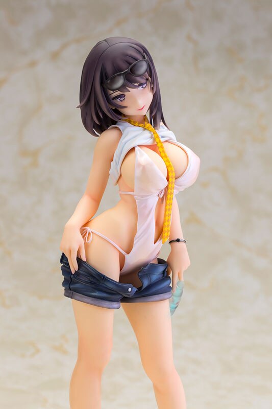 28CM Alphamax SKYTUBE STP Illustration Toshiue Kanojo Illustration by Kekemotsu 1/6 Complete Anime Girl PVC Action Figure Toy