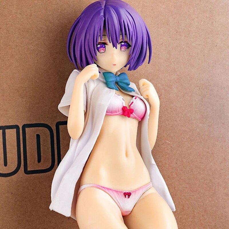 23cm To Love Ru Darkness Haruna Sairenji Figure PVC Cute Sexy Girl Anime Figure Toys Hentai Model Statue Adult Gifts Collection