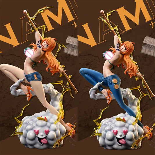 29cm One Piece Nami Figure GK IU Popmax Nami Action Figurine PVC Anime Statue Collectible Doll Model Toys Gifts