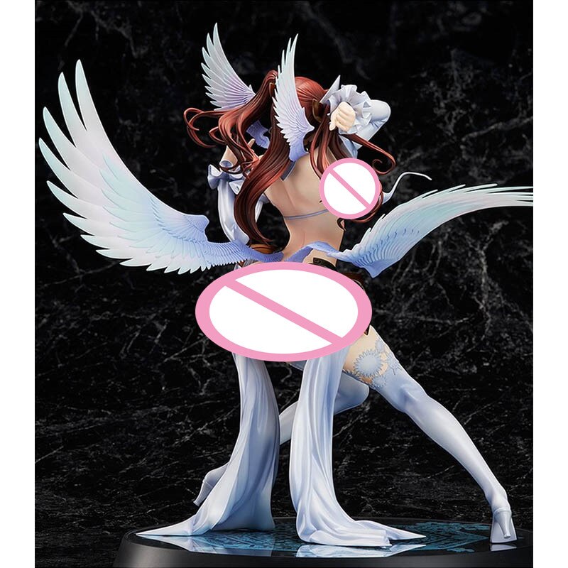 Native RAITA Pure White Magical Girl Sexy Girls PVC Action Figures Toys Japanese Anime Collection Model Dolls 24cm