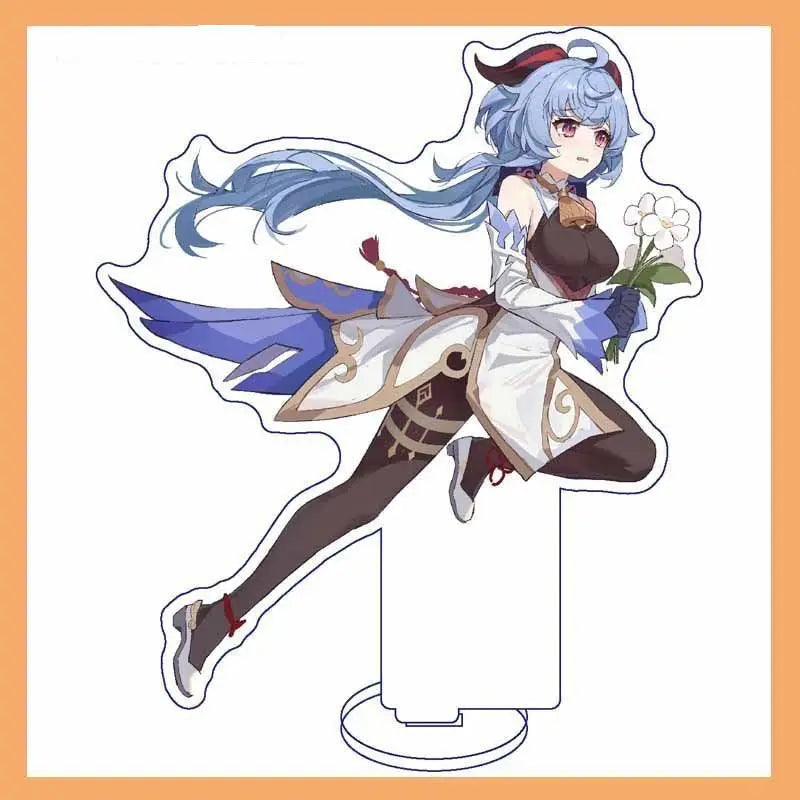 Anime Figure Genshin Impact Figure Noelle Diluc New Skin Cute Acrylic Stand Model Plate Desk Decor Standing for Fans Gifts Hot S