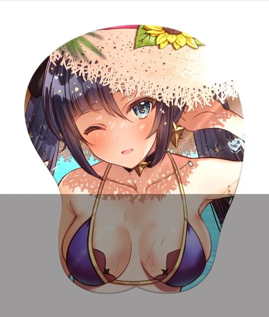 3D Genshin Impact Zhongli Mouse Pad Klee Anime Kawaii Hutao Stereo Mousepad Oppai Silicone Wrist Pad Gaming Mouse Mat Customeriz