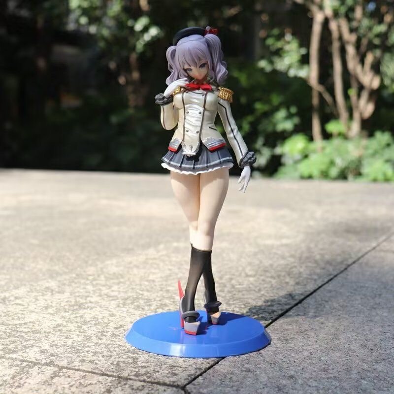 25cm Anime FigureGirl Action Figure Short Skirt Girl Cute Doll Collectible Model Doll Toy color box Collect Dolls