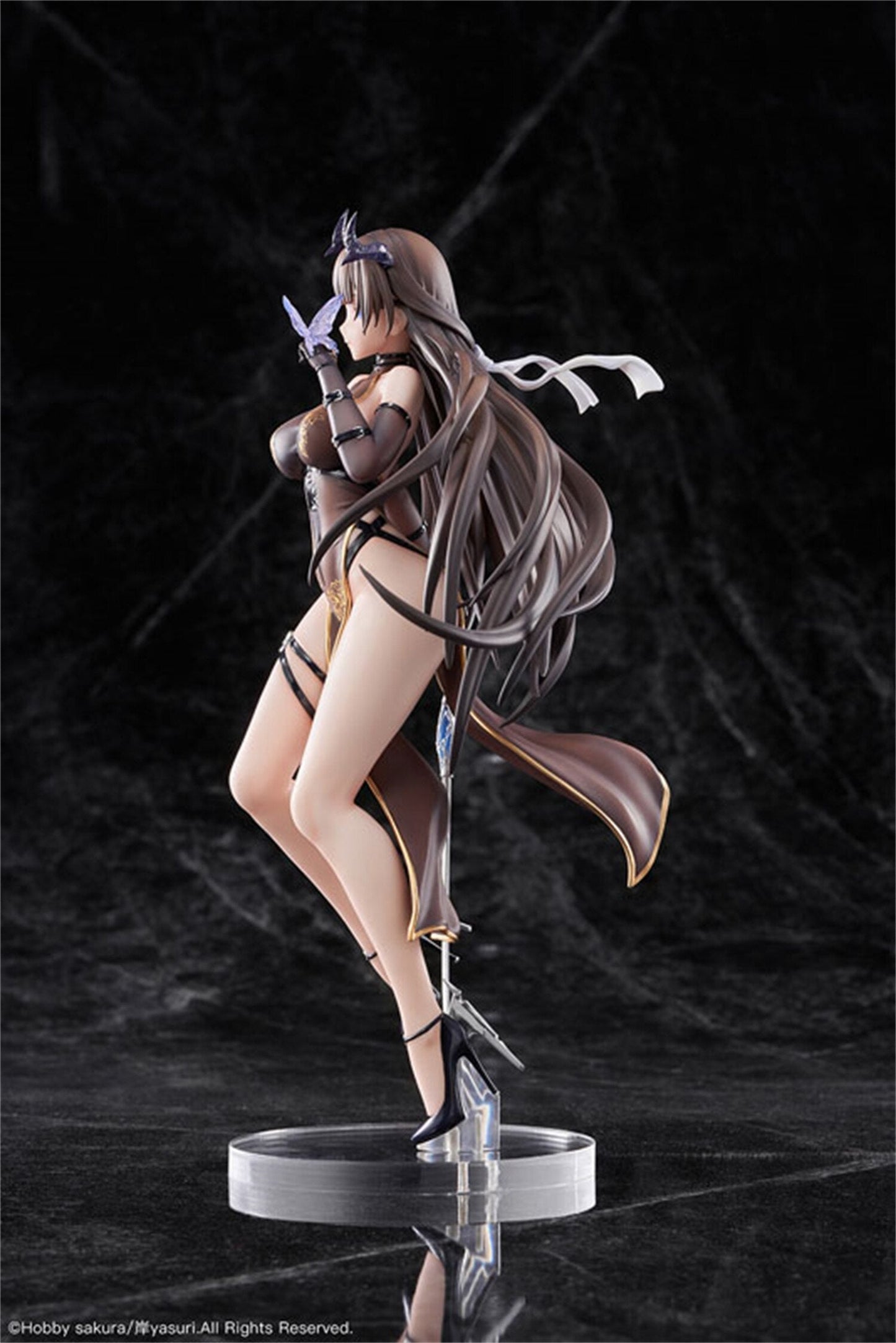 23cm Lost Order Moen Devil Ver Sexy Nude Girl Model PVC Anime Action Hentai Figure Adult Toys Doll Gifts