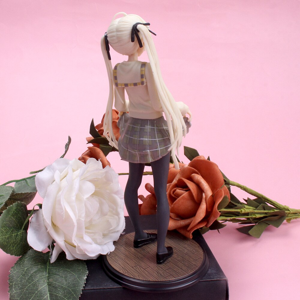 17CM Anime Yosuga No Sora Kasugano Sora Figure Hooded jacket black stockings Toy Model Gift Dolls Decoration Ornaments PVC