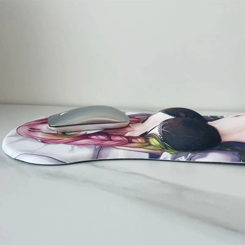 League of Legends Evelynn Sexy Whole Body 3D Large Mouse Pad Creative Arm Wrist Rest Anime Ass Oppai Mousepad