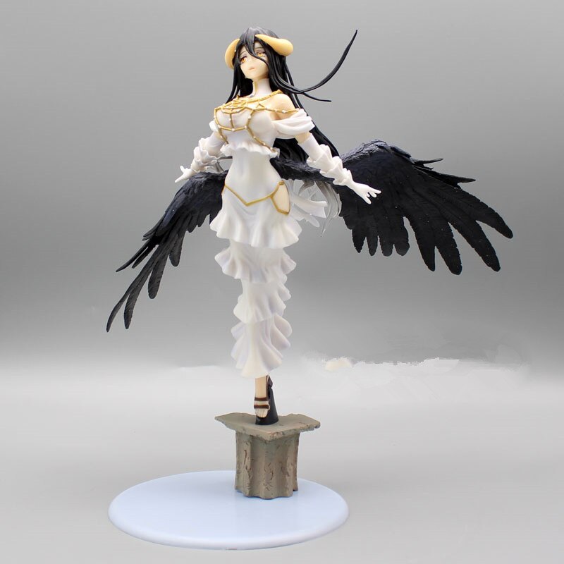 29cm Overlord Albedo Sexy Girl Anime Cartoon Action Figure PVC Ttoys Collection Figures For Friends Gifts