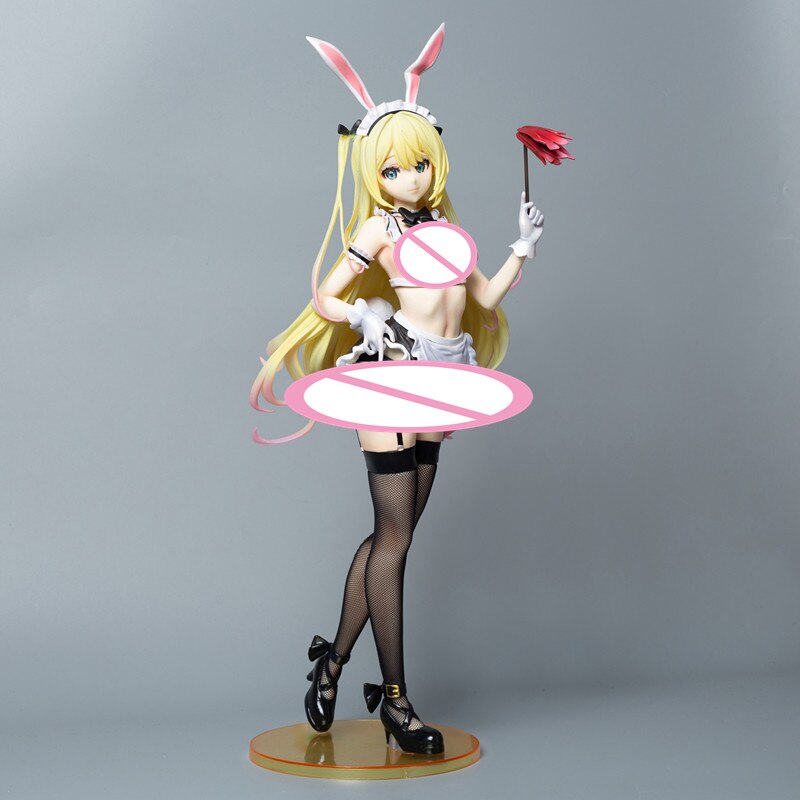 43cm FREEing Character Eruru Sexy Anime Figure B-style Eruru Maid Bunny Ver. Action Figure Adult Collection Doll Toys