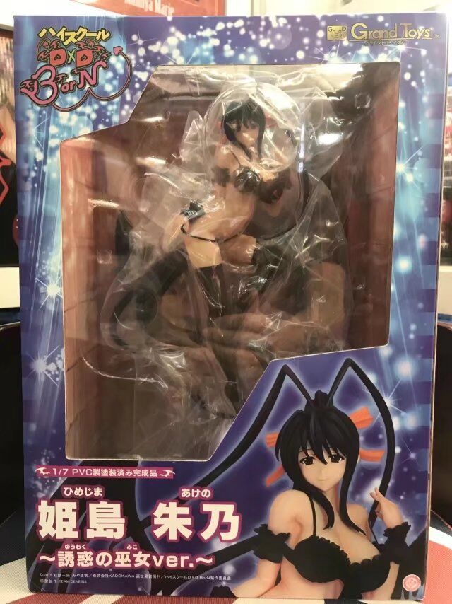 30cm High School D x D HERO Anime Figure Akeno Himejima Bunny Ver Action Figure Rias Gremory Sexy Girl Feature Model Doll Toy