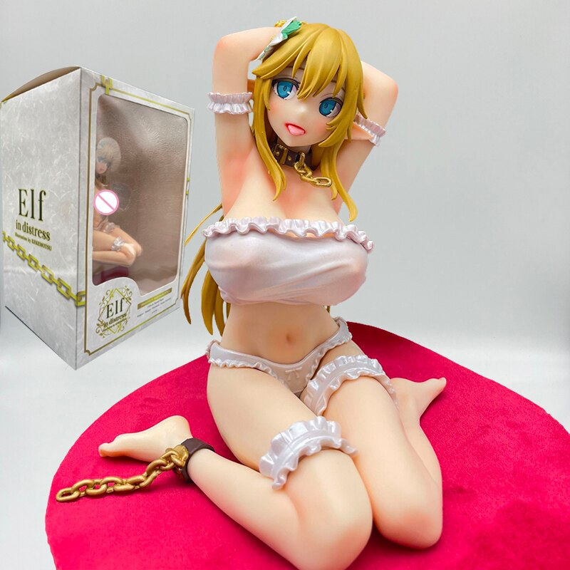 16cm Toroware no Elf illustration by Kekemotsu Sexy Anime Figure Eighteen Elf In Distress Action Figure Adult Model Doll Toys