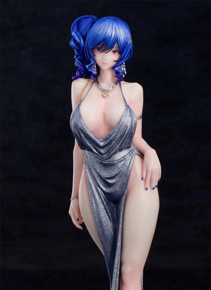 26cm Azur Lane St Louis Sexy Anime Girl Figure Hentai St Louis Dress Ver Action Figure Adult Collectible Model Doll Toys Gifts