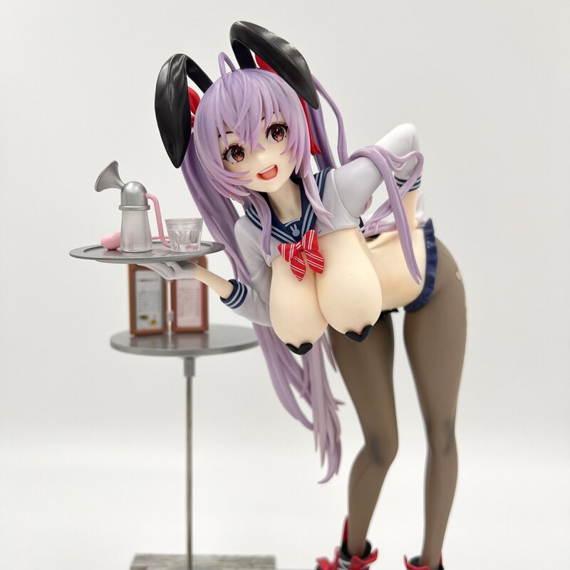 27cm Hentaii Native Rocket Boy Anime Girl Figure Mappaninatta Twintail-chan Bunny Girl Sexy Action Figure Adult Model Doll Toys