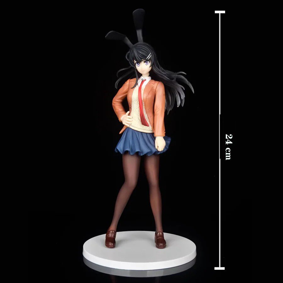 30cm FreeWillStudio FU Bunny Girl Anime Figure Senpai Mai Sakurajima Sexy Action Figure Adult Collectible Model Doll Toys Gifts