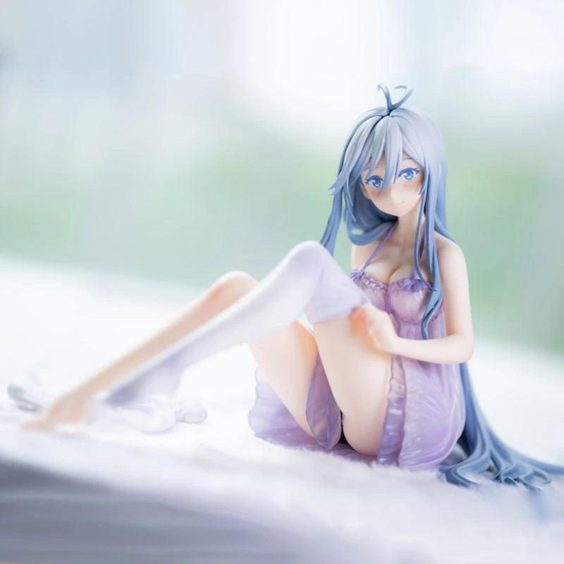 11cm Anime 86- Eighty Six Vladilena·Milize Figure Pajamas Sexy Stocking Pose Model Toys Doll Sleeping Pose Collection Decoration