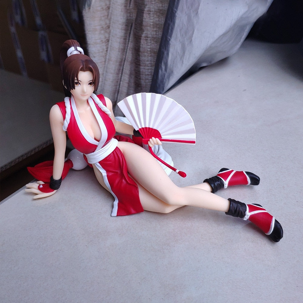 16cm The King of Fighters Shiranui Mai Sexy Anime Figure Honor of Kings Chun-Li Action Figure Adult Anime Girl Figure Doll Toys