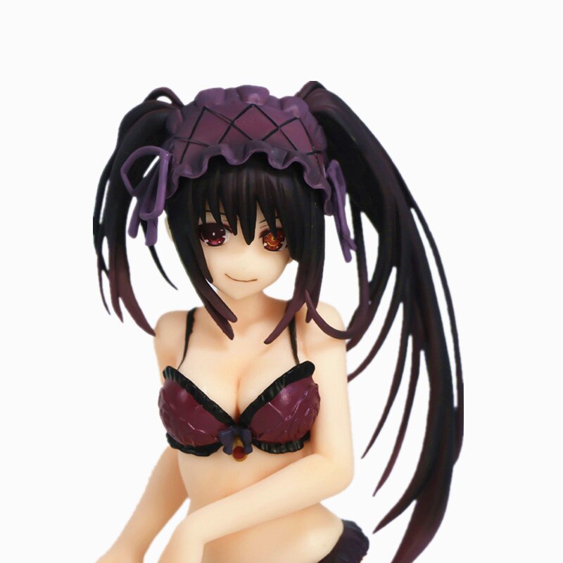 16cm Anime Movie Date A Live Figure Kurumi Tokisaki Sexy Swimsuit Figure Sexy Girls Action Figures PVC Model Statue Collection