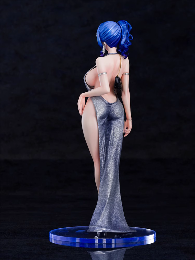 26cm Azur Lane St Louis Sexy Anime Girl Figure Hentai St Louis Dress Ver Action Figure Adult Collectible Model Doll Toys Gifts