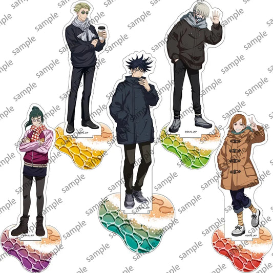 Anime Jujutsu Kaisen Itadori Yuuji Fushigura Megumi Satoru Gojou Acrylic Stand Figure Desktop