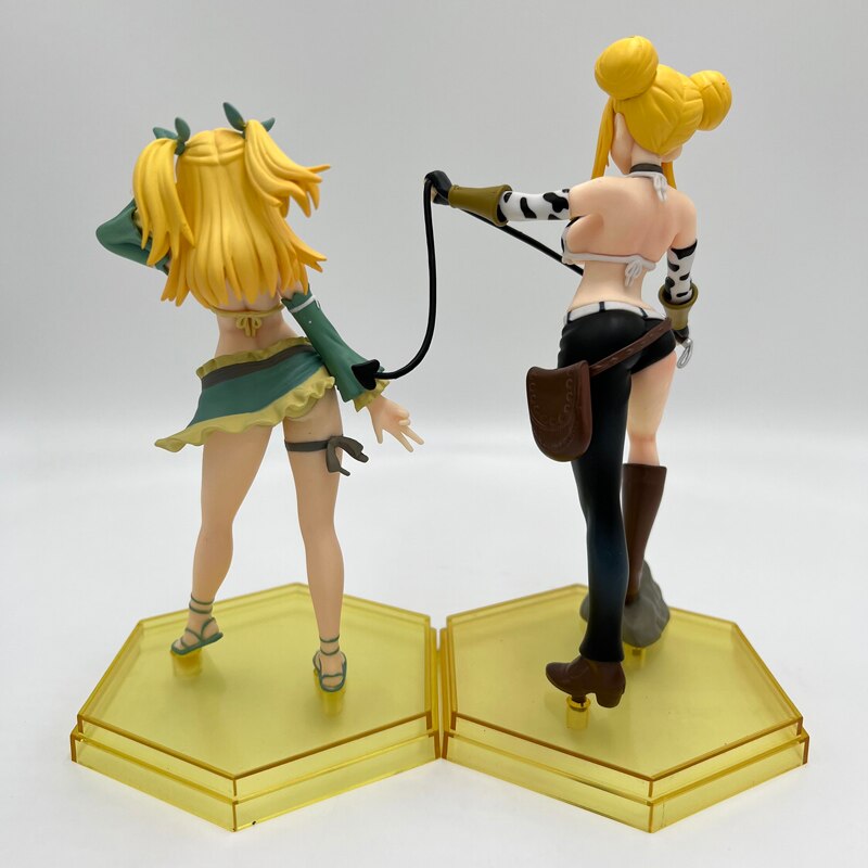 19cm FAIRY TAIL Sexy Girl Anime Figure Lucy Heartfilia Action Figure FAIRY TAIL Final Series Lucy Taurus Form Figurine Doll Toys