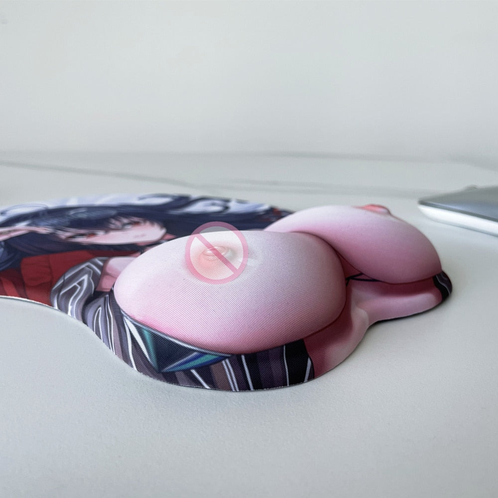 3D Boobs Mousepad | Oppai Ass Tits Mouse Pad | Silicone boobs mousepad